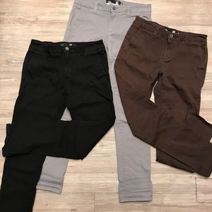 ALL 3 PAIR of RSQ London Skinny Chinos - Sz30